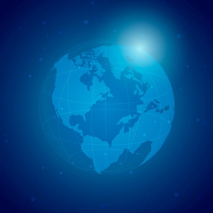 Worldwide connection background