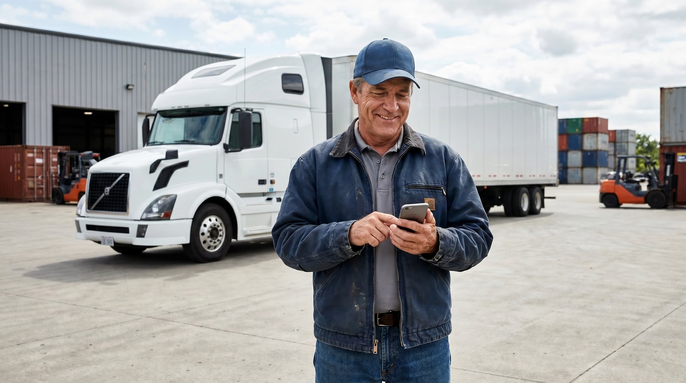 Fleet X Direct driver and transport trucks