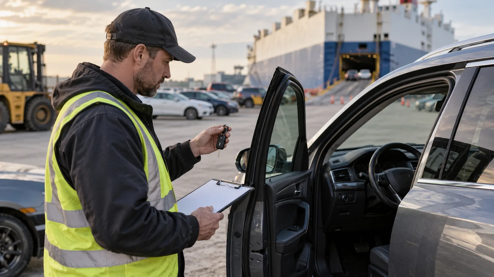 Editorial illustration: Auction Vehicle Keys and Access: Describe the Loading Constraints