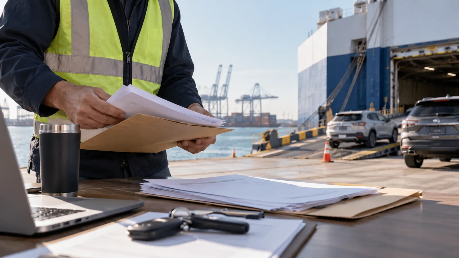 Editorial illustration: Original Vehicle Documents: Plan a Recorded Handoff