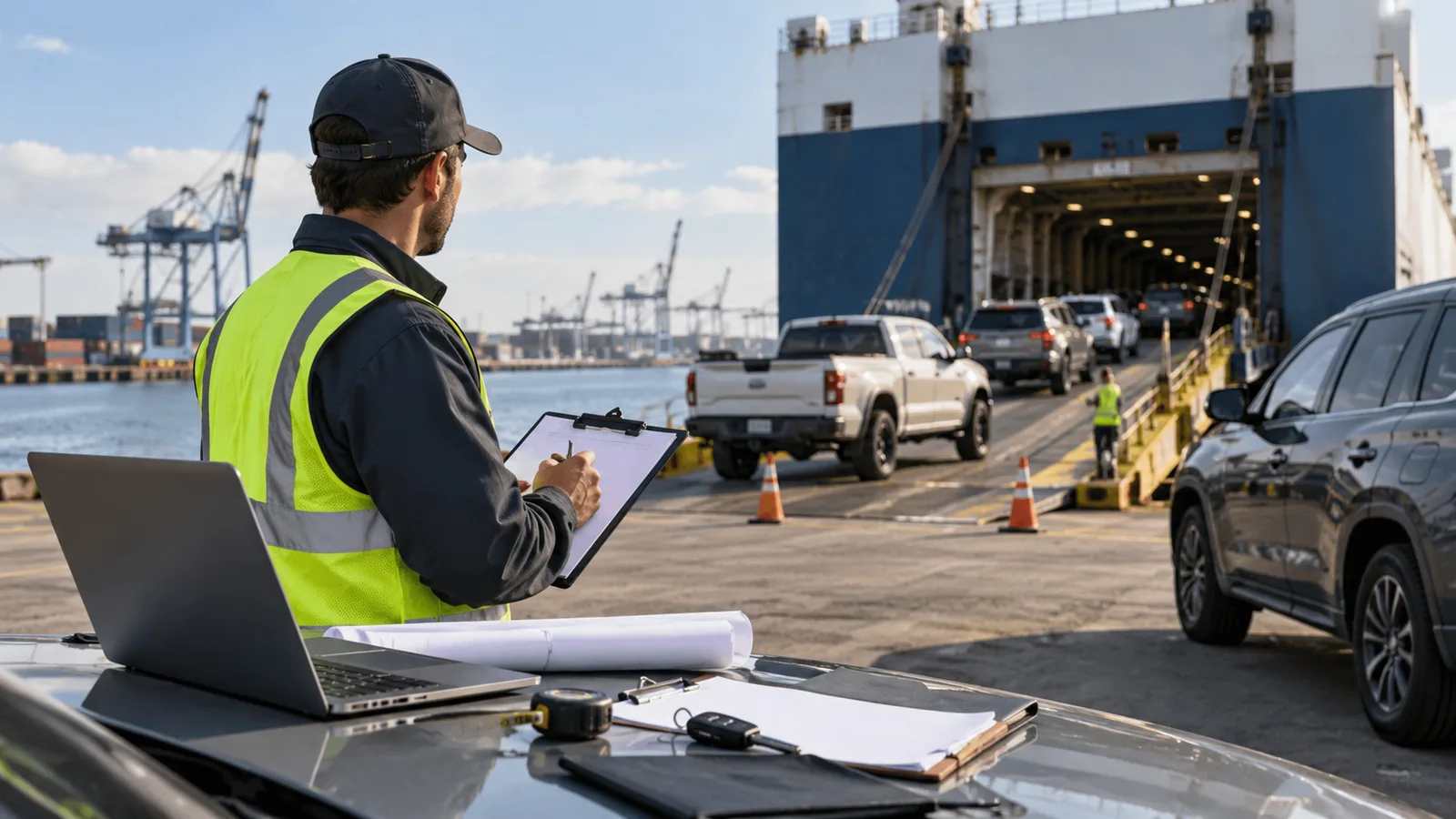 Editorial illustration: What Shippers Need Before Requesting a Freight Quote